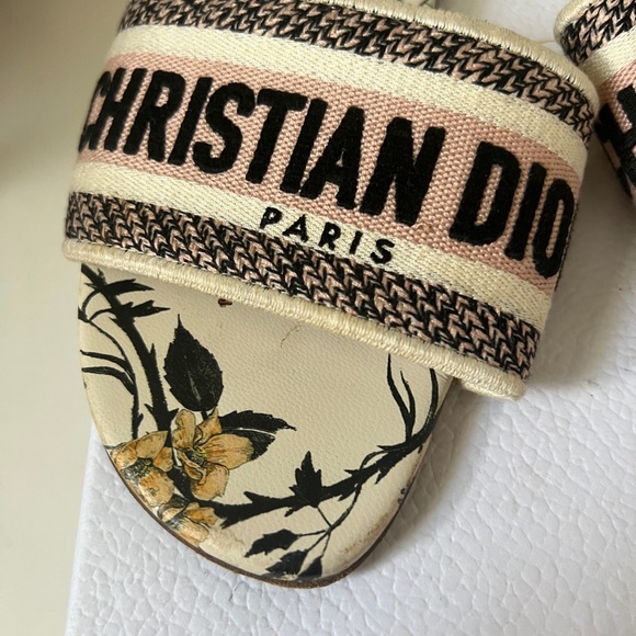 Dior Dway Slides Rose Mutabilis - Picture 3 of 7